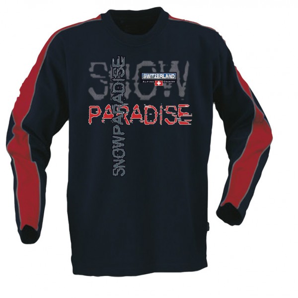 T-Shirt Langarm Snow paradise