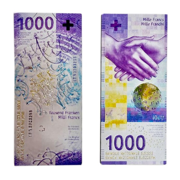 Magnet Schweizer Banknote CHF 1'000.-